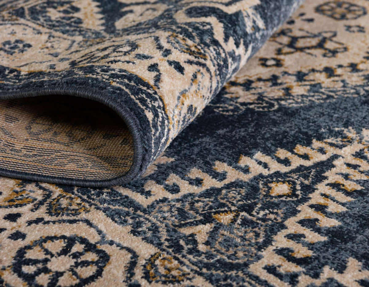 Rechteck Teppich Arcadia in Dunkelblau von Hadorn™ - Lifestyle Image
