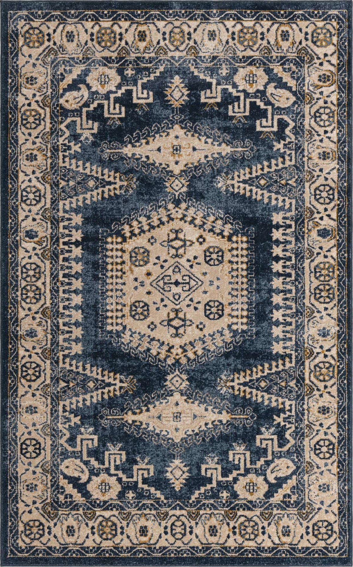 Rechteck Teppich Arcadia in Dunkelblau von Hadorn™ - Lifestyle Image