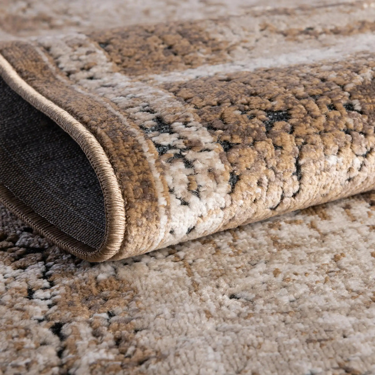 Rechteck Teppich Villa in Khaki von Hadorn™ - Lifestyle Image
