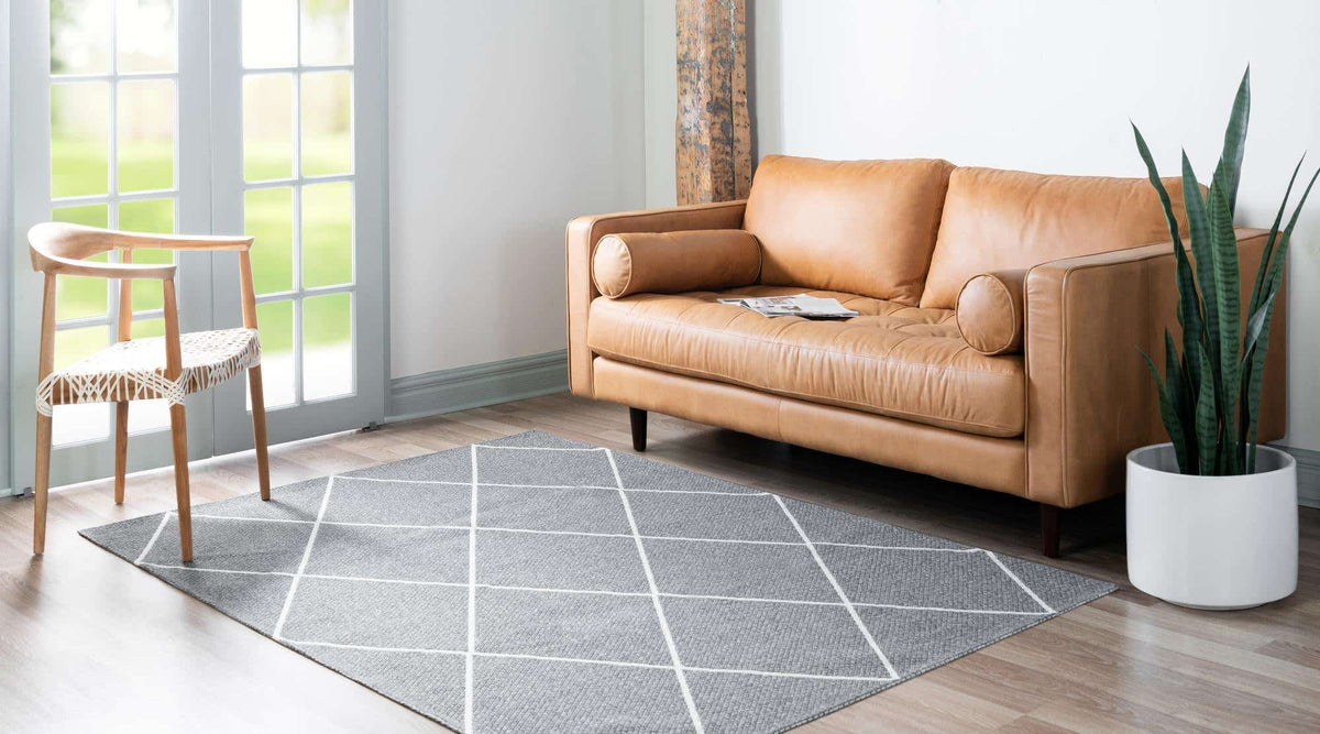 Rechteck Teppich Georgia in Dunkelgrau von Hadorn™ - Lifestyle Image