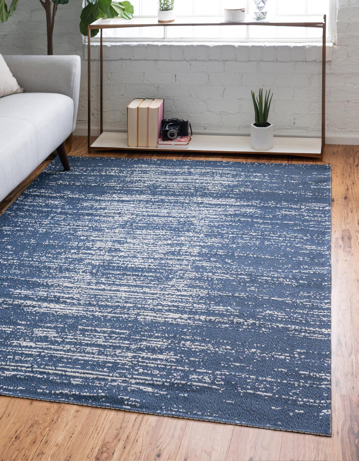 Rechteck Teppich Georgia in Blau von Hadorn™ - Lifestyle Image