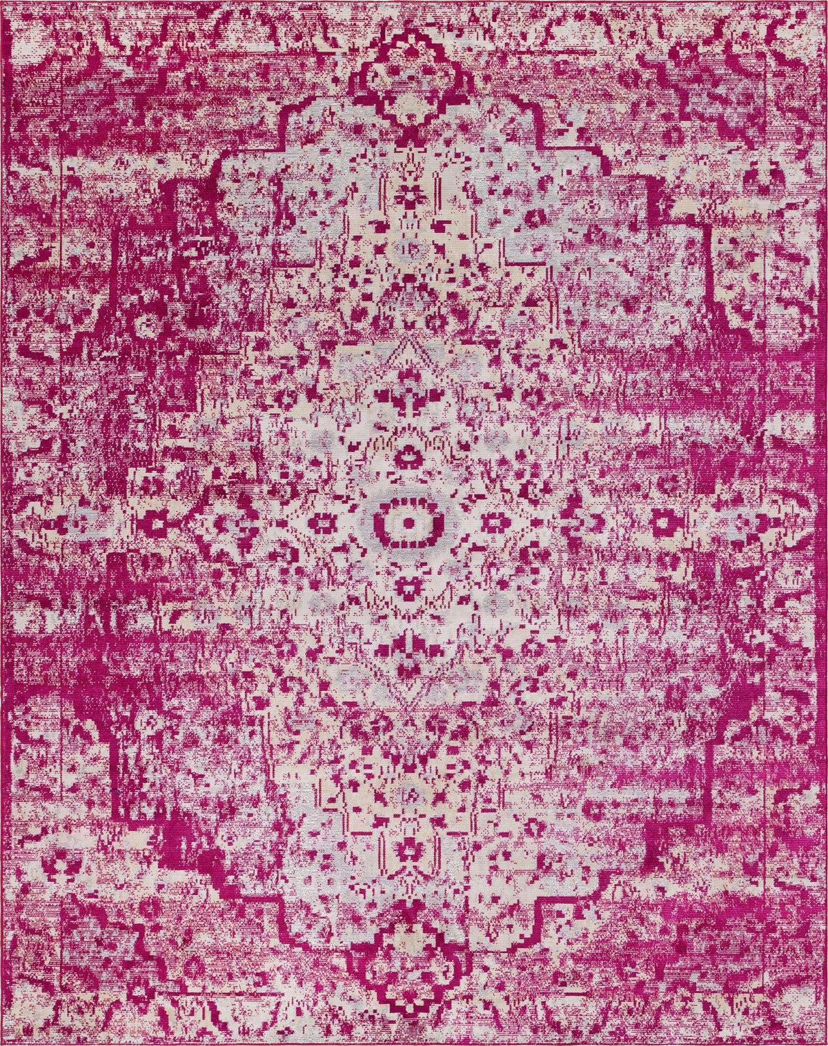 Rechteck Teppich Amulet in Rosa von Hadorn™ - Lifestyle Image
