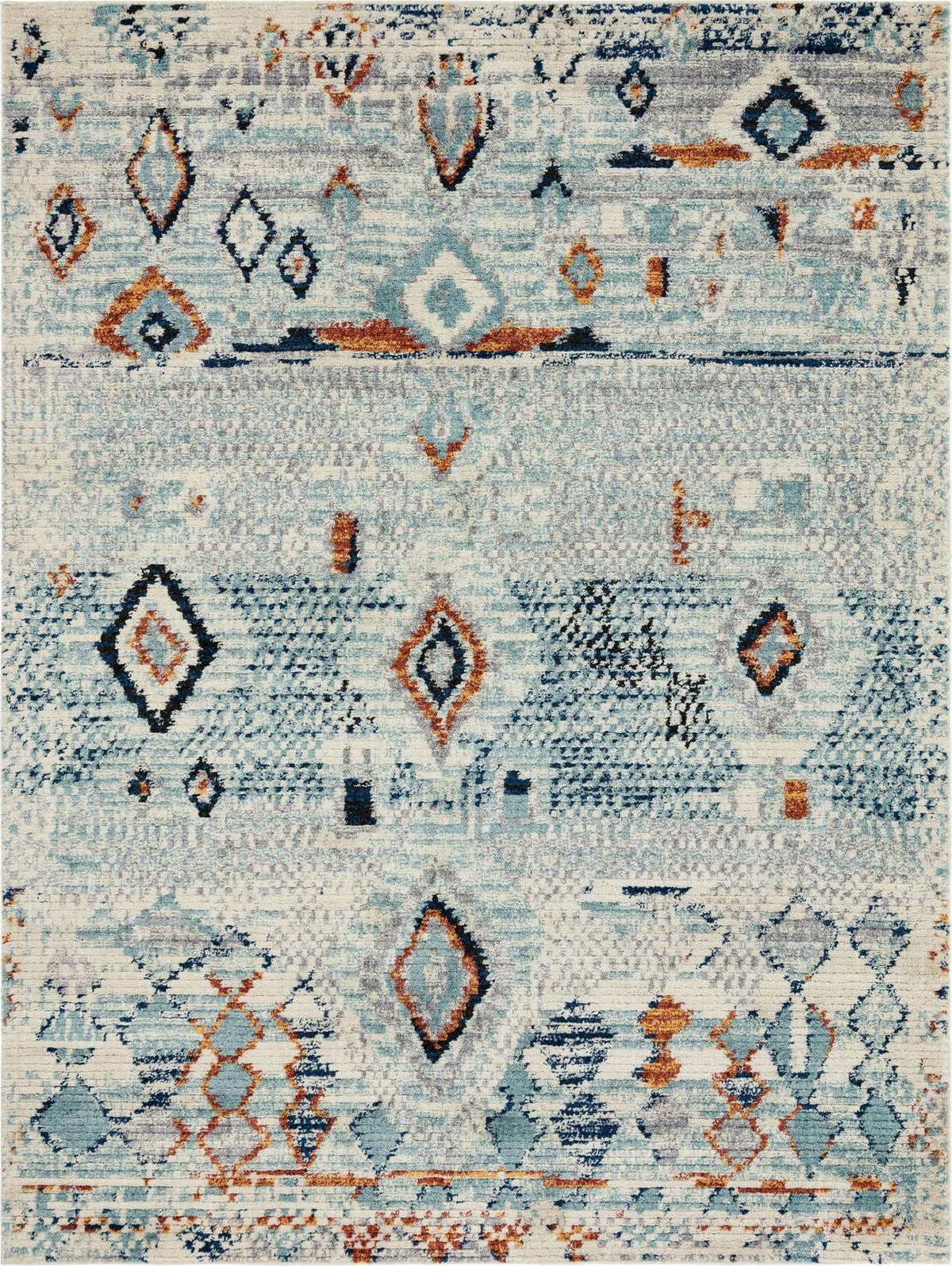 Rechteck Teppich Morocco in Hellblau von Hadorn™ - Lifestyle Image