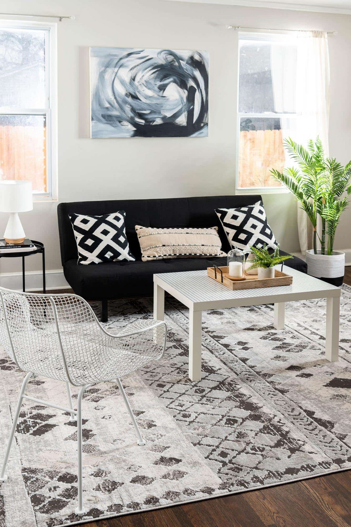 Rechteck Teppich Leipzig in Grau von Hadorn™ - Lifestyle Image