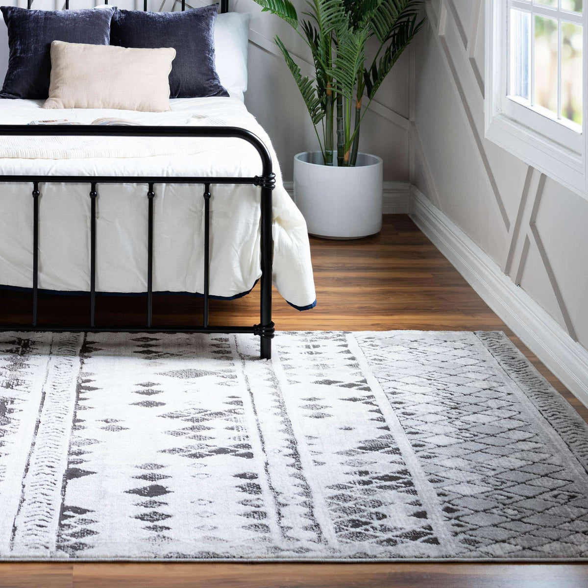 Rechteck Teppich Leipzig in Grau von Hadorn™ - Lifestyle Image