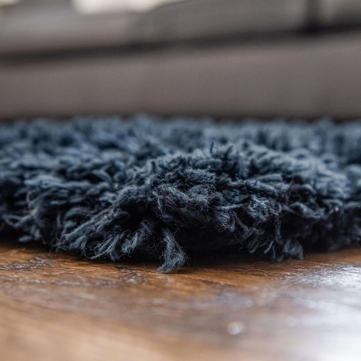 Rechteck Hochflorteppich Infinity Shag in Blau von Hadorn™ - Lifestyle Image