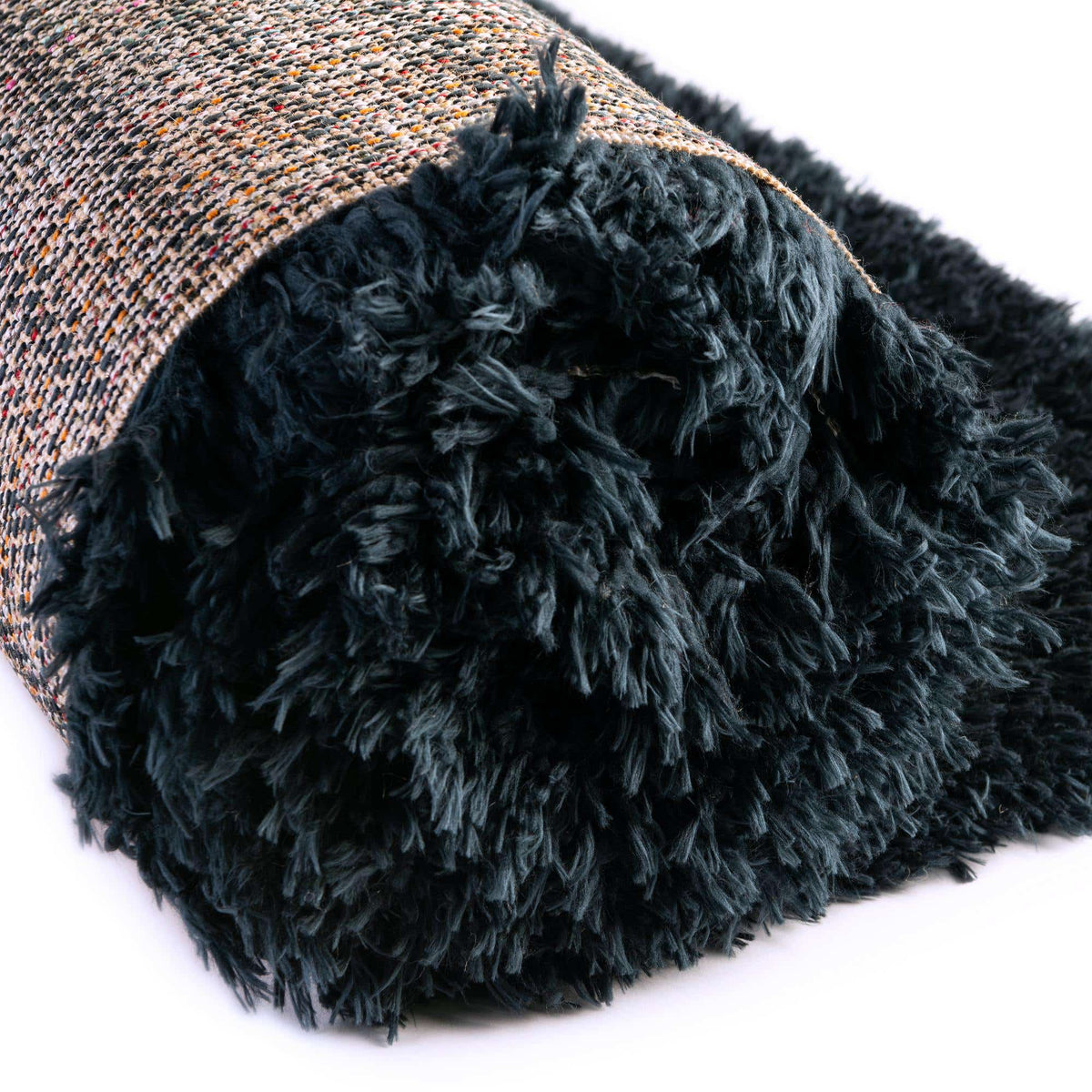 Rechteck Hochflorteppich Infinity Shag in Blau von Hadorn™ - Lifestyle Image