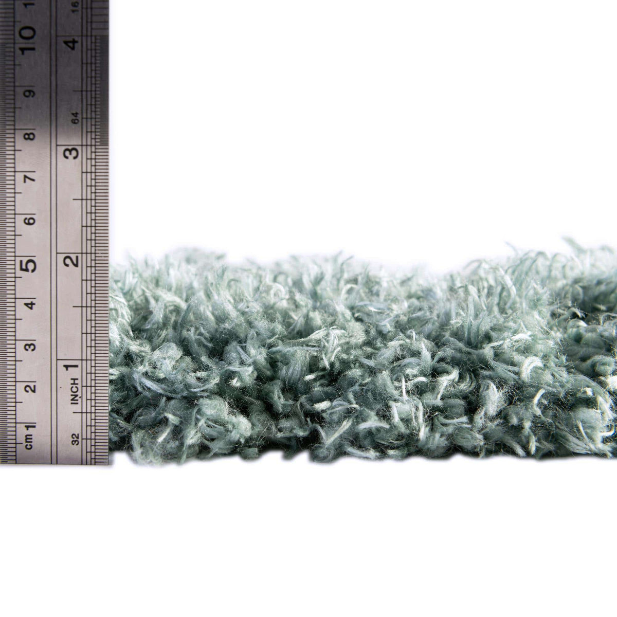 Rechteck Hochflorteppich Infinity Shag in Schieferblau von Hadorn™ - Lifestyle Image