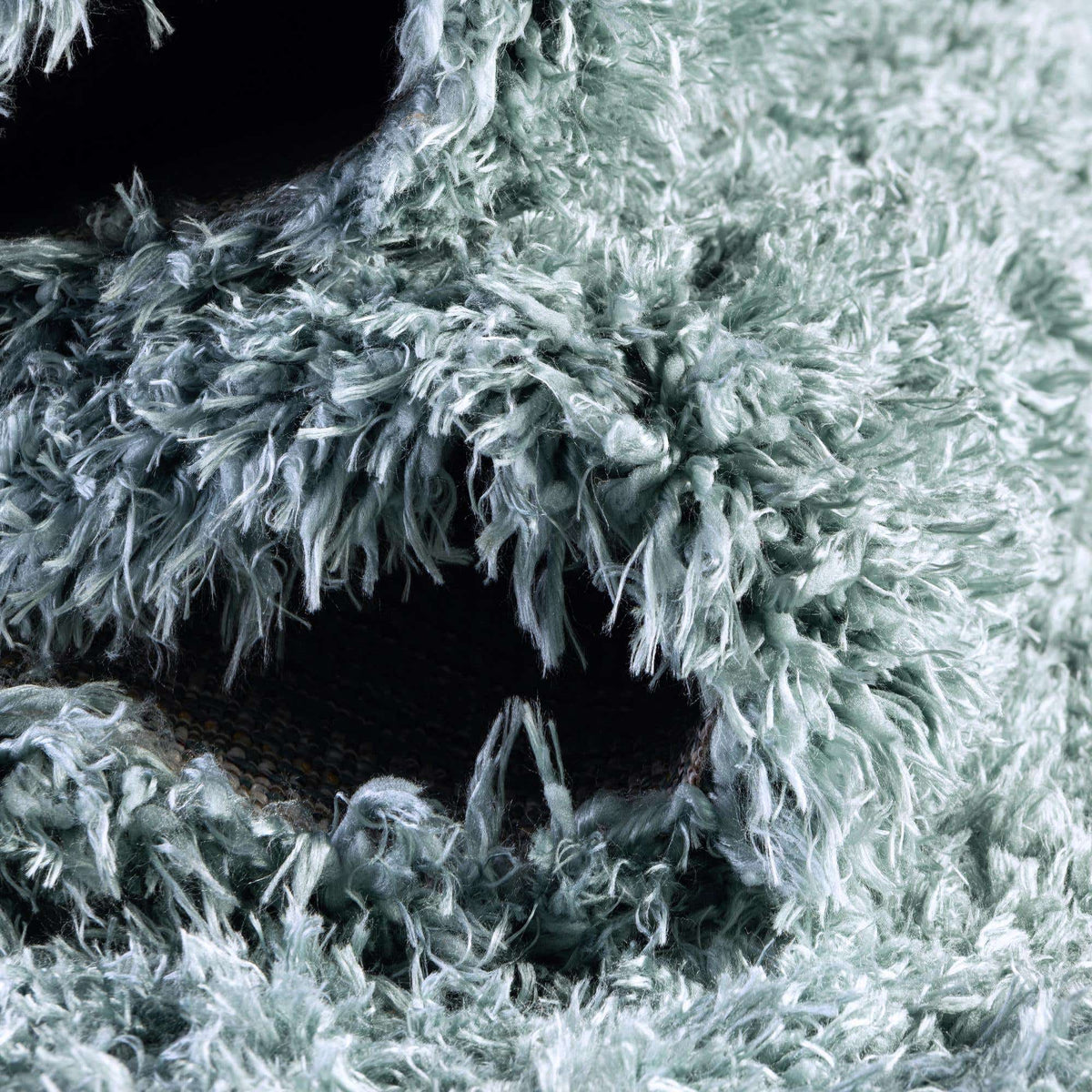 Rechteck Hochflorteppich Infinity Shag in Schieferblau von Hadorn™ - Lifestyle Image
