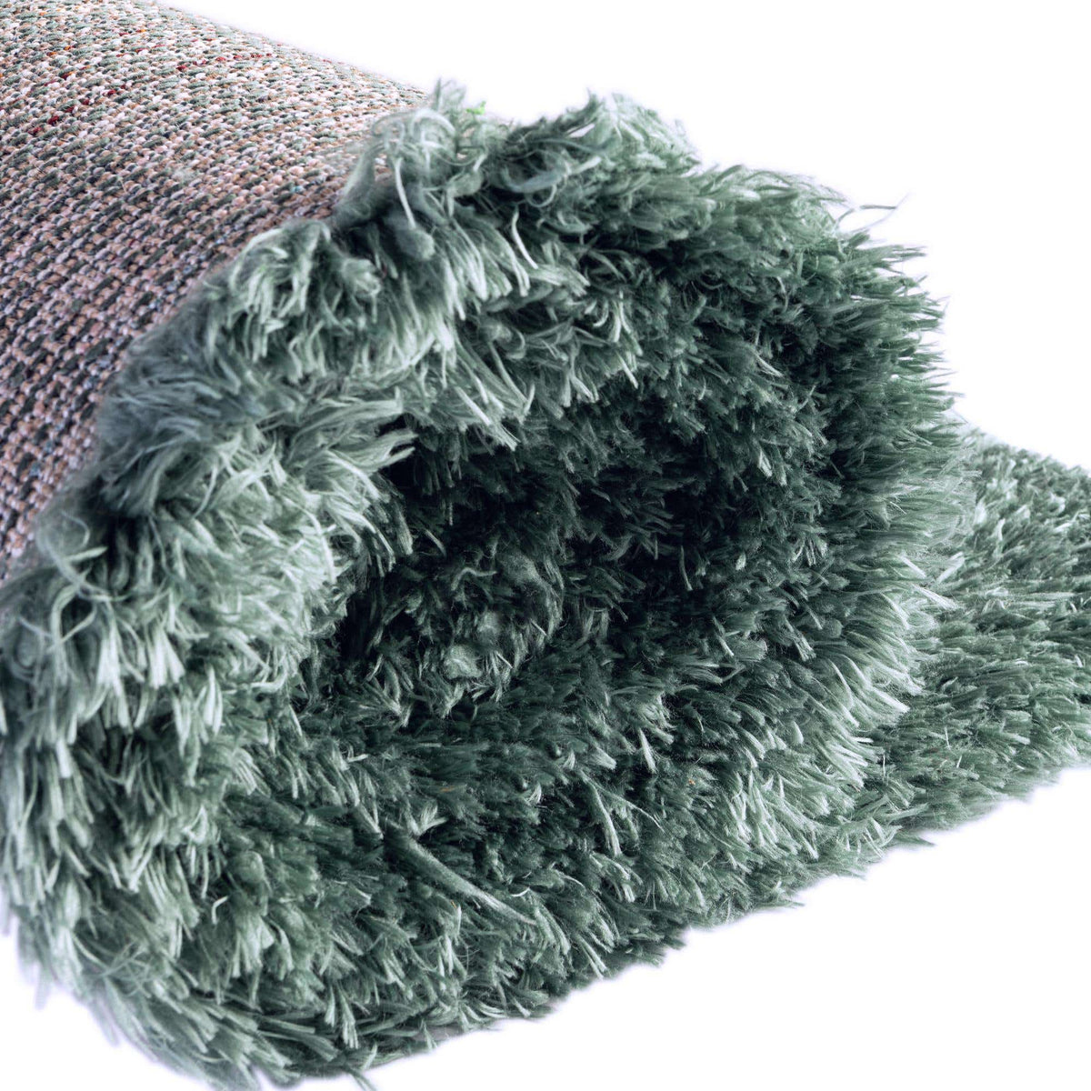 Rechteck Hochflorteppich Infinity Shag in Grün von Hadorn™ - Lifestyle Image