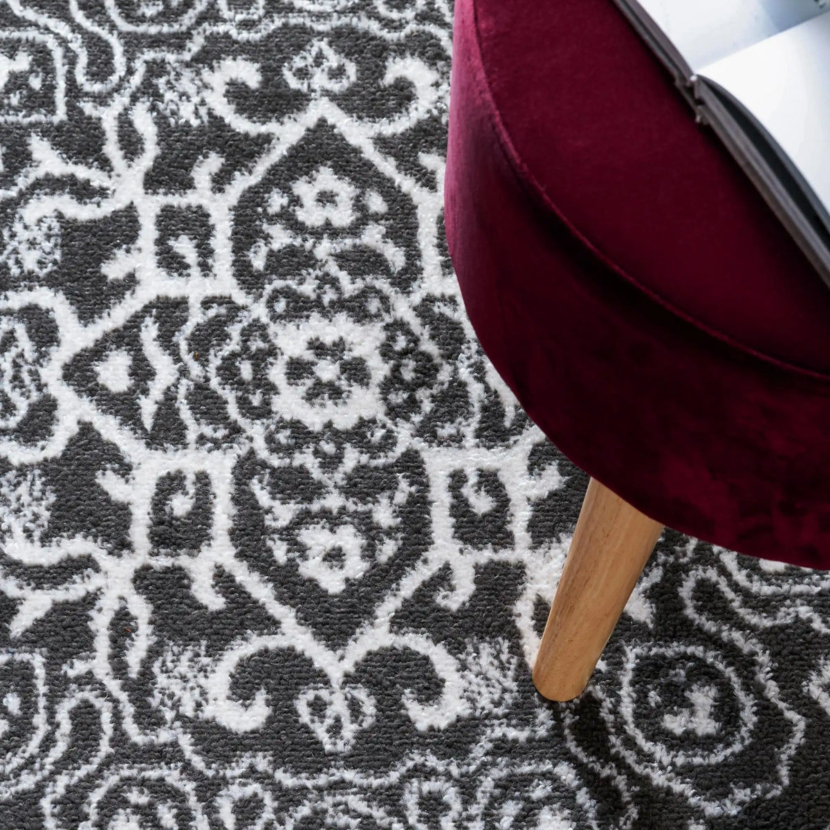 Rechteck Teppich Arlington in Dunkelgrau von Hadorn™ - Lifestyle Image