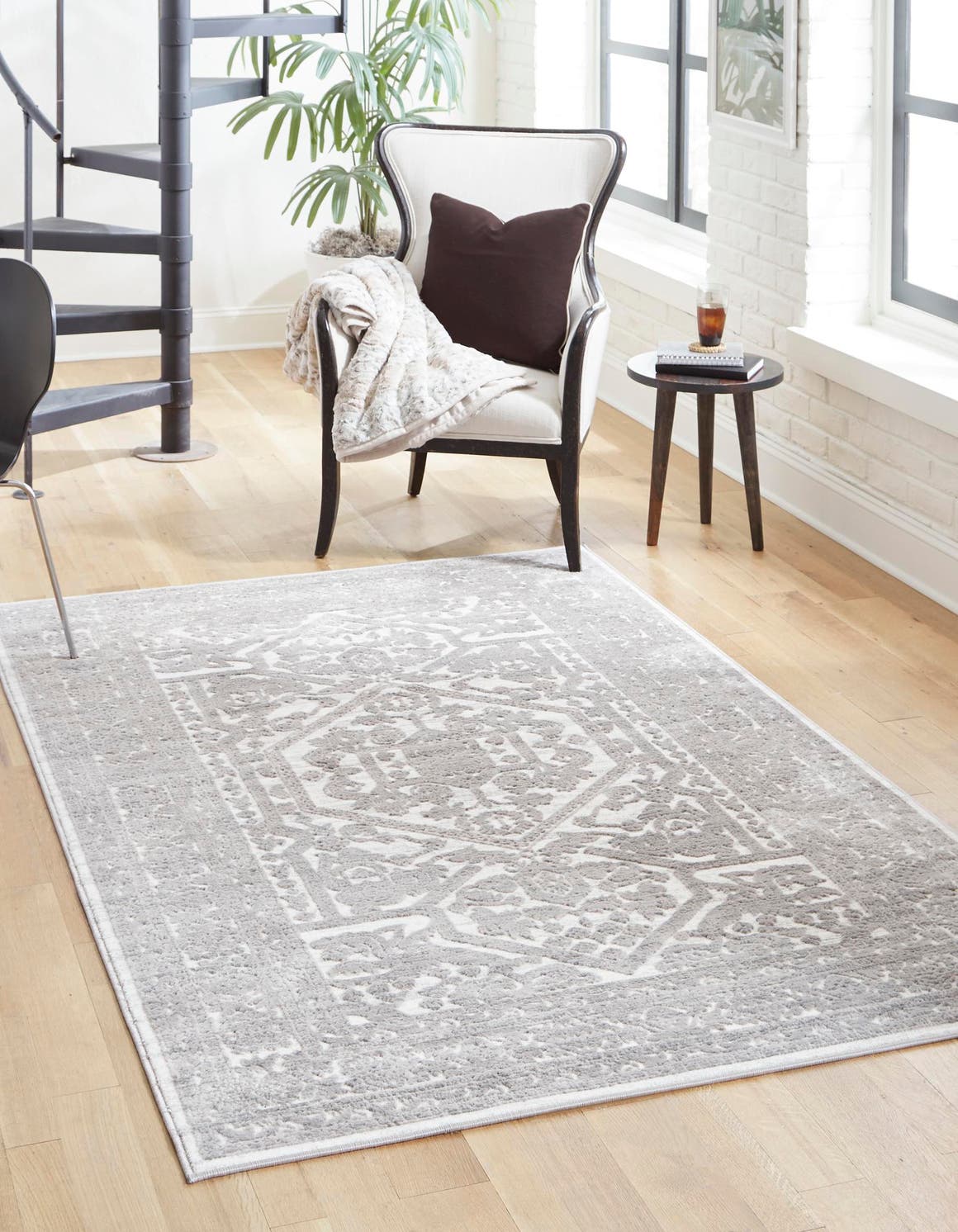 Rechteck Teppich Boston in Weiss von Hadorn™ - Lifestyle Image