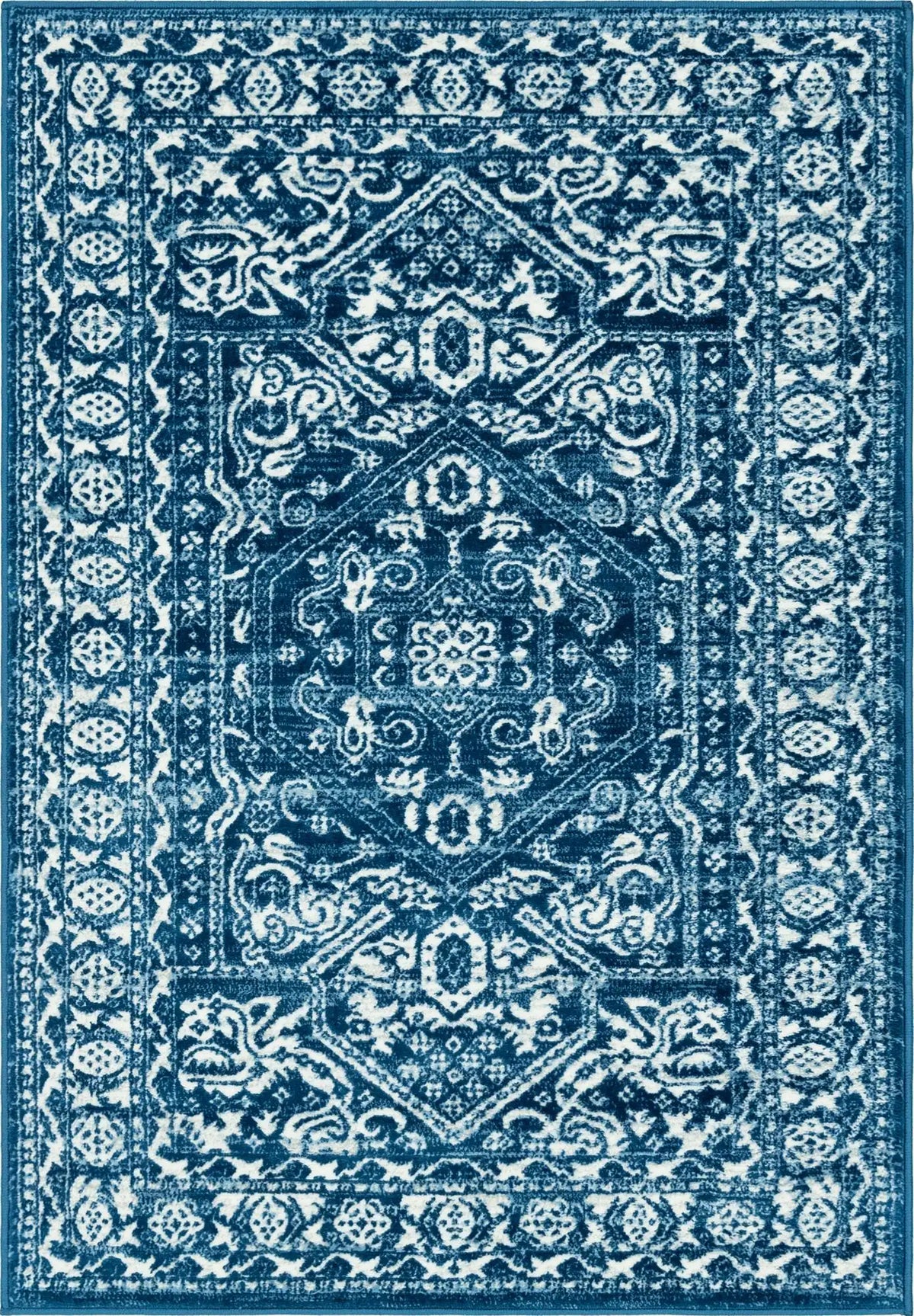 Rechteck Teppich Boston in Blau von Hadorn™ - Lifestyle Image