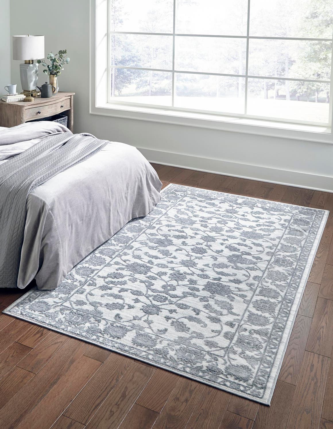 Rechteck Teppich Boston in Grau von Hadorn™ - Lifestyle Image