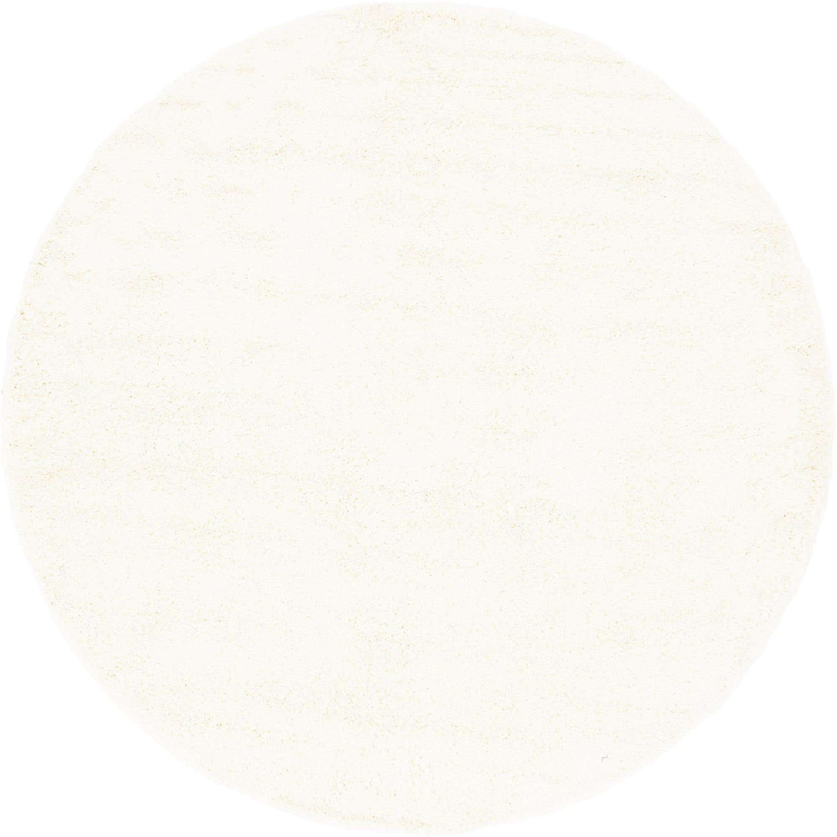 Rund Hochflorteppich Soft Solid Shag in Weiss von Hadorn™ - Lifestyle Image