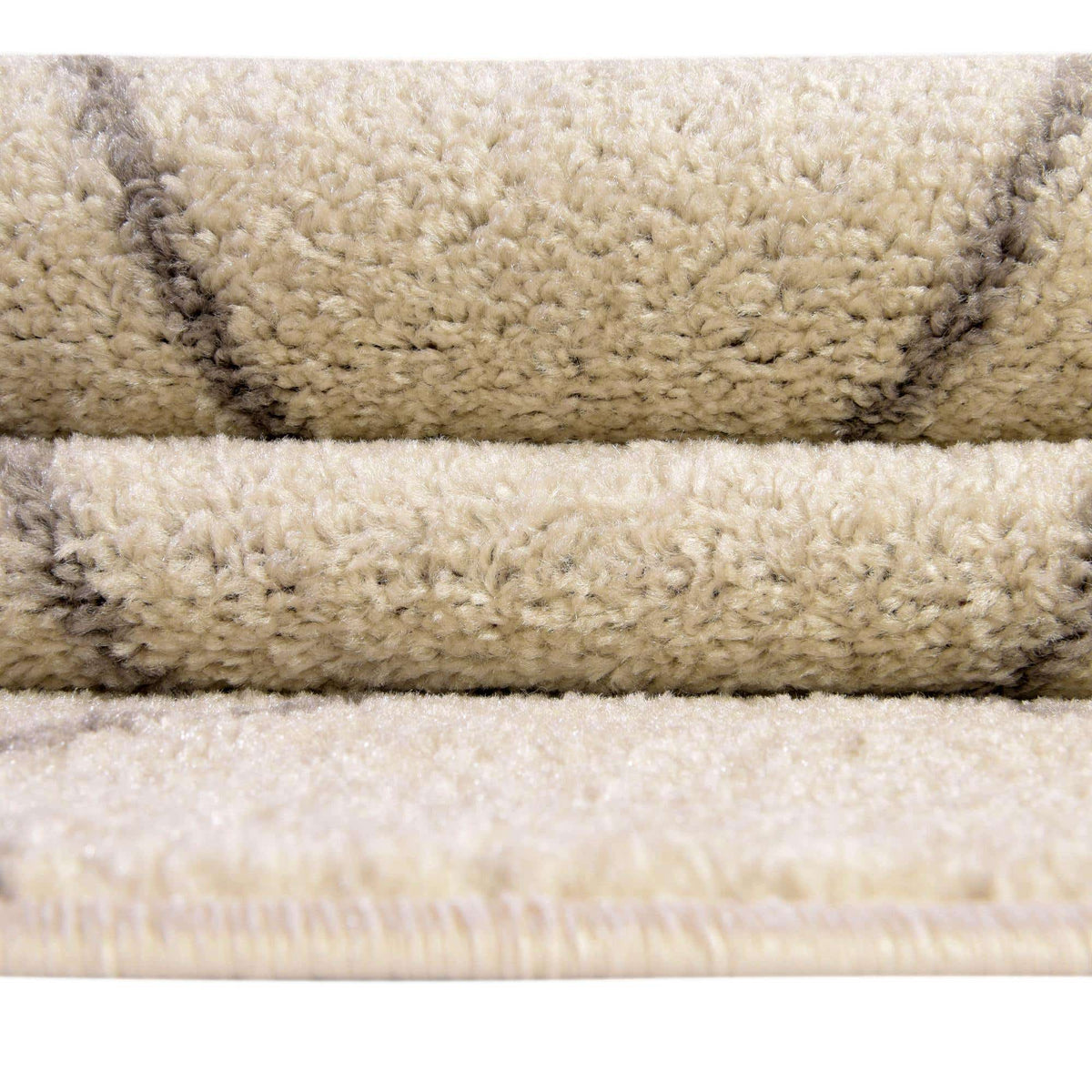 Quadratisch Teppich Trellis Frieze in Beige von Hadorn™ - Lifestyle Image