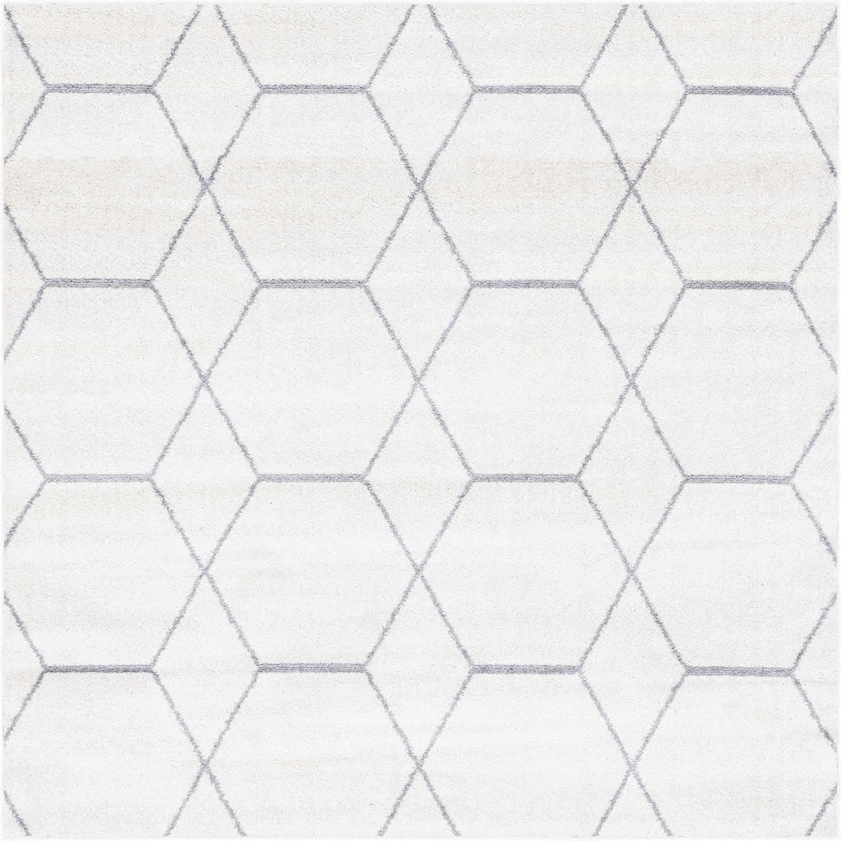 Quadratisch Teppich Trellis Frieze in Beige von Hadorn™ - Lifestyle Image