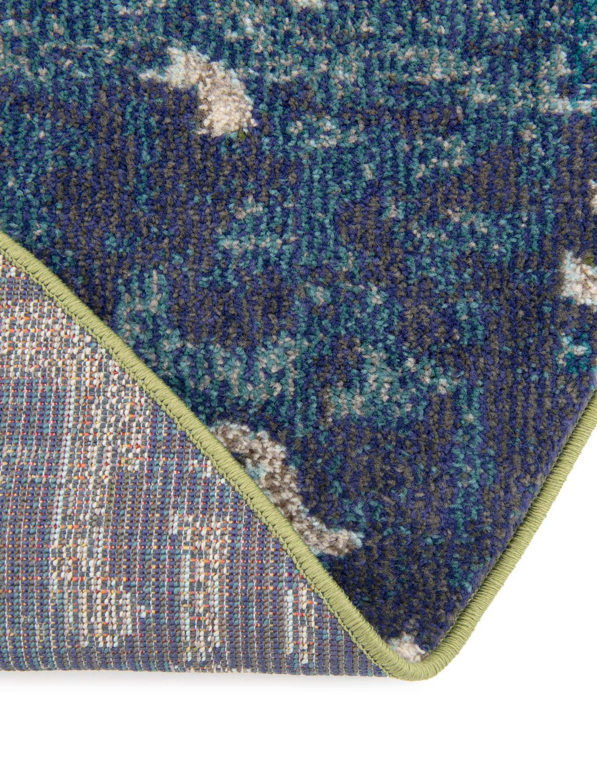 Rund Teppich Casablanca in Blau von Hadorn™ - Lifestyle Image