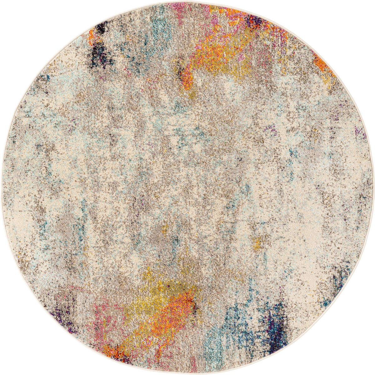 Rund Teppich Spectrum in Beige von Hadorn™ - Lifestyle Image