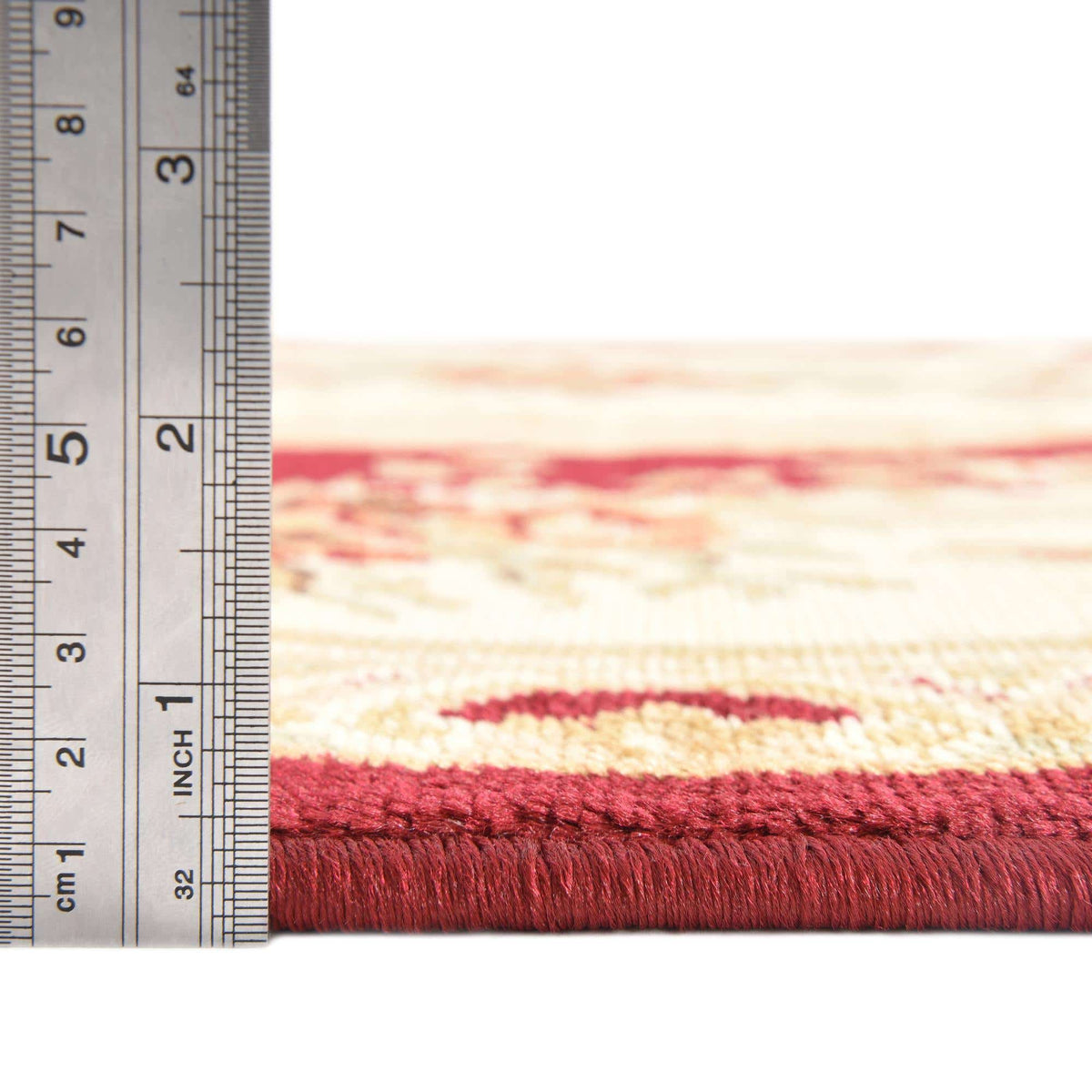 Oval Teppich Classic Aubusson in Rot von Hadorn™ - Lifestyle Image