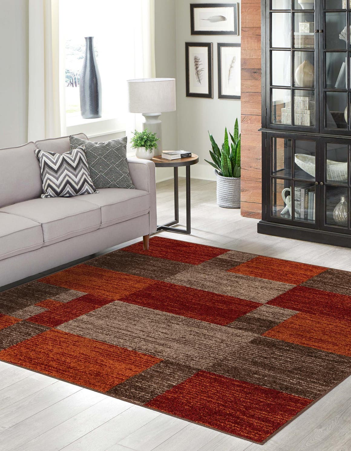 Quadratisch Teppich Harvest in Mehrfarbig von Hadorn™ - Lifestyle Image