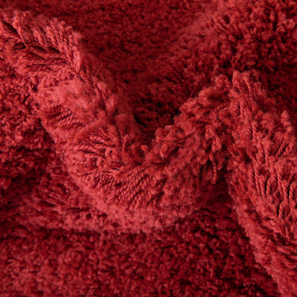 Rechteck Hochflorteppich Everyday Shag in Rot von Hadorn™ - Lifestyle Image