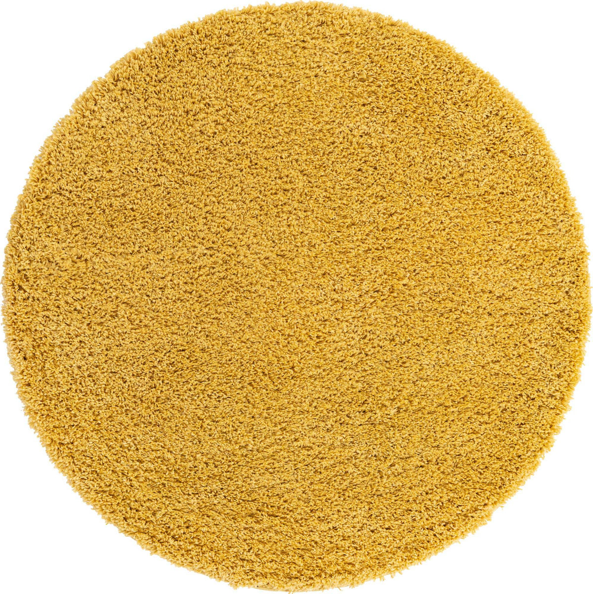 Rund Hochflorteppich Everyday Shag in Gelb von Hadorn™ - Lifestyle Image
