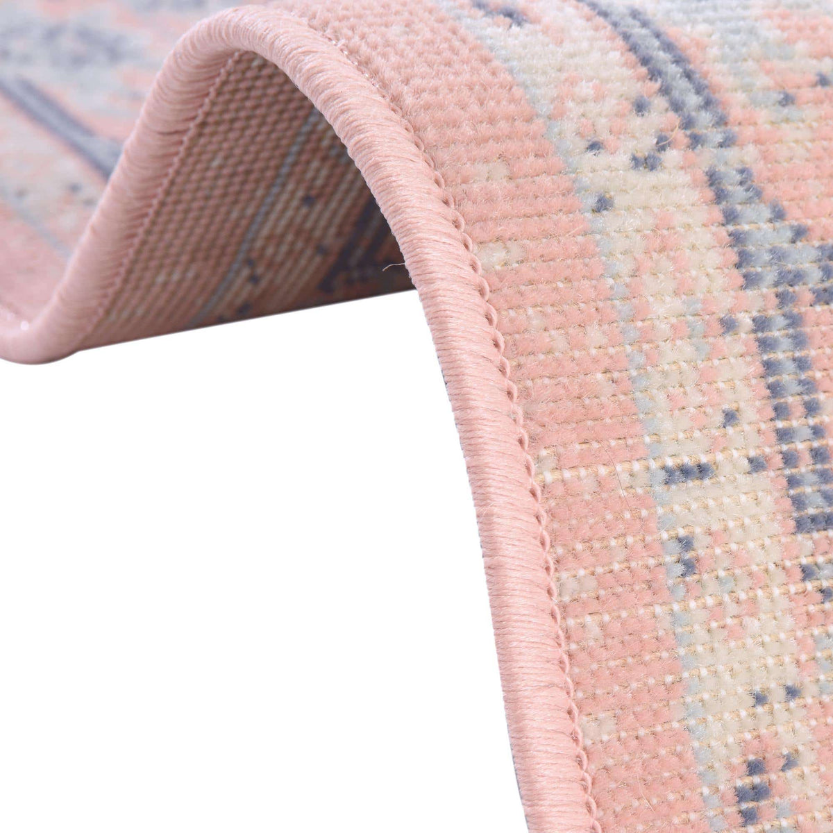 Rechteck Teppich Whitney in Powder Rosa von Hadorn™ - Lifestyle Image