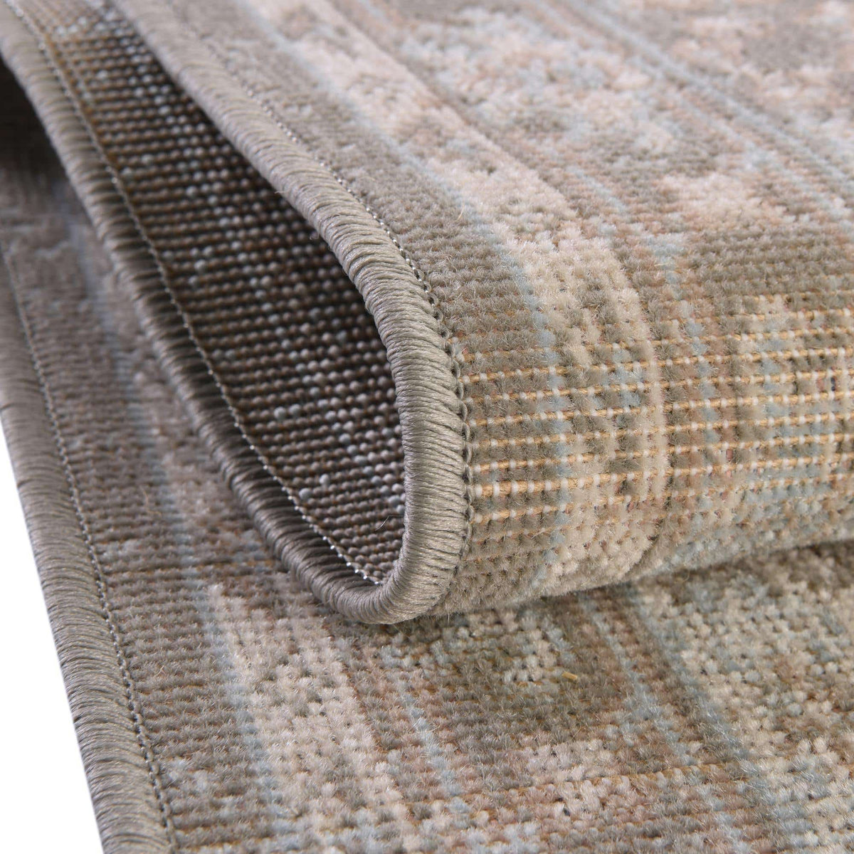Rund Teppich Whitney in Grau von Hadorn™ - Lifestyle Image