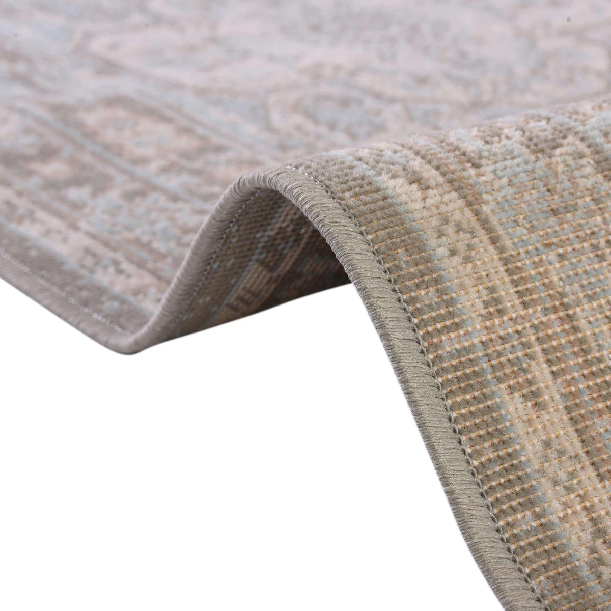 Rund Teppich Whitney in Grau von Hadorn™ - Lifestyle Image