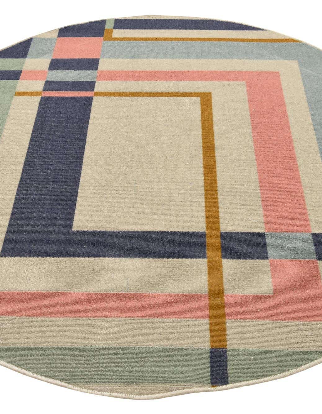 Rund Teppich Lotus in Mehrfarbig von Hadorn™ - Lifestyle Image