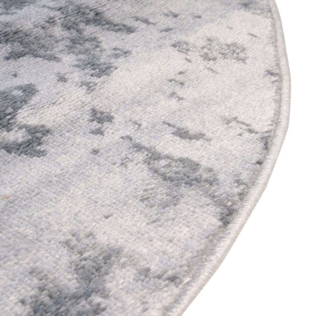 Oval Teppich Metropolis in Hellgrau von Hadorn™ - Lifestyle Image