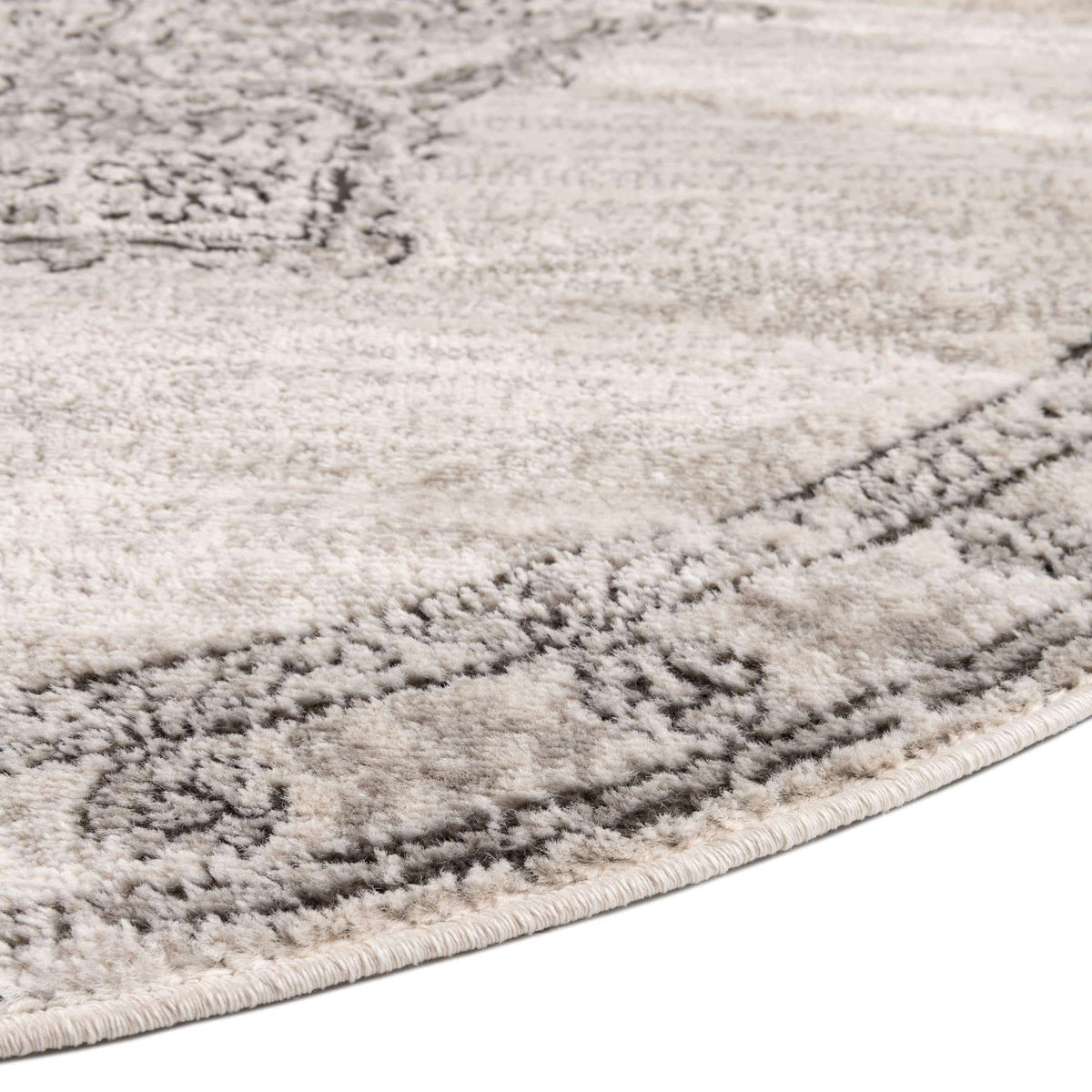 Rund Teppich Nyla in Beige von Hadorn™ - Lifestyle Image