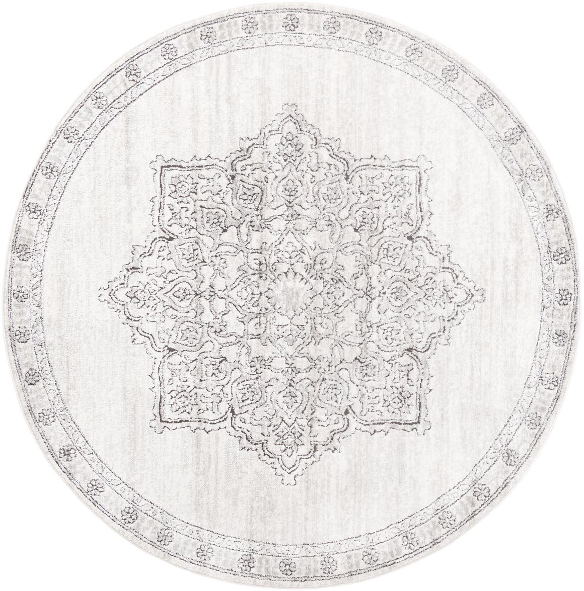 Rund Teppich Nyla in Beige von Hadorn™ - Lifestyle Image