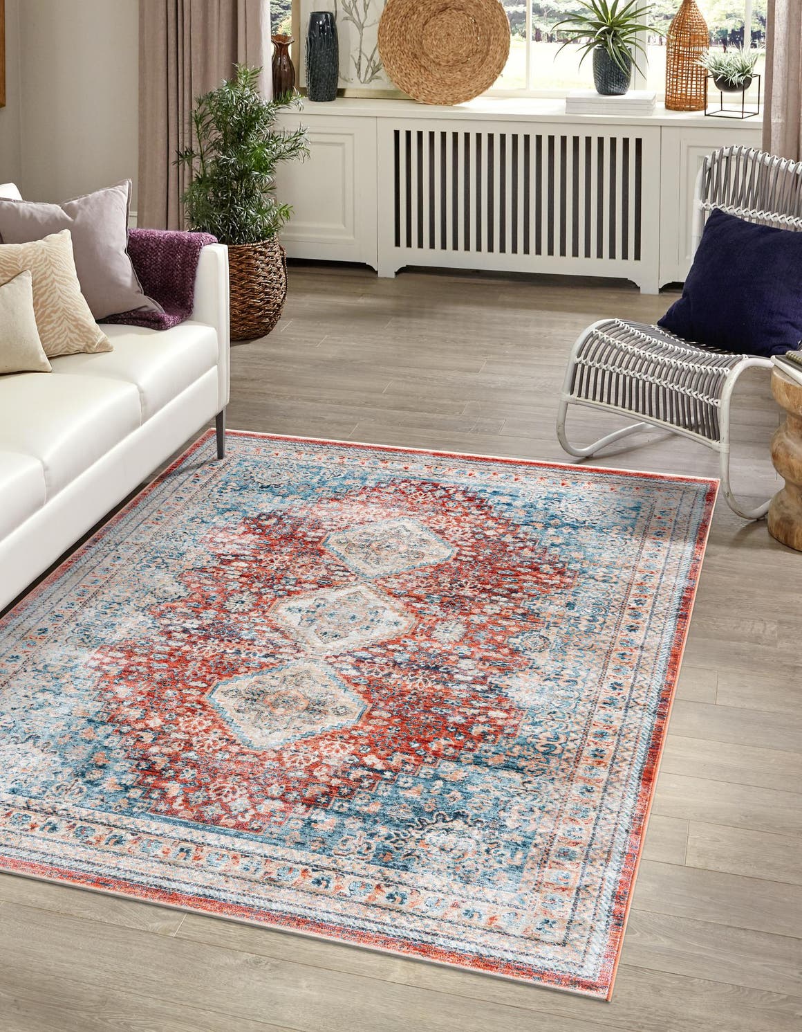 Rechteck Teppich Newport in Rot von Hadorn™ - Lifestyle Image