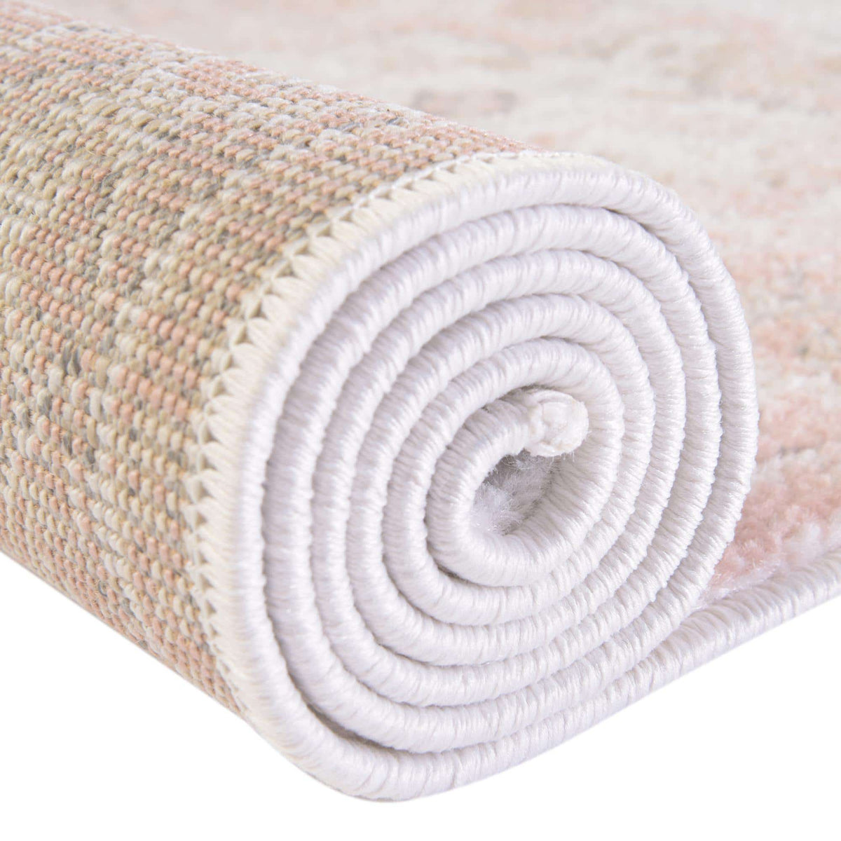 Rechteck Teppich Madeline Vintage in Rosa von Hadorn™ - Lifestyle Image
