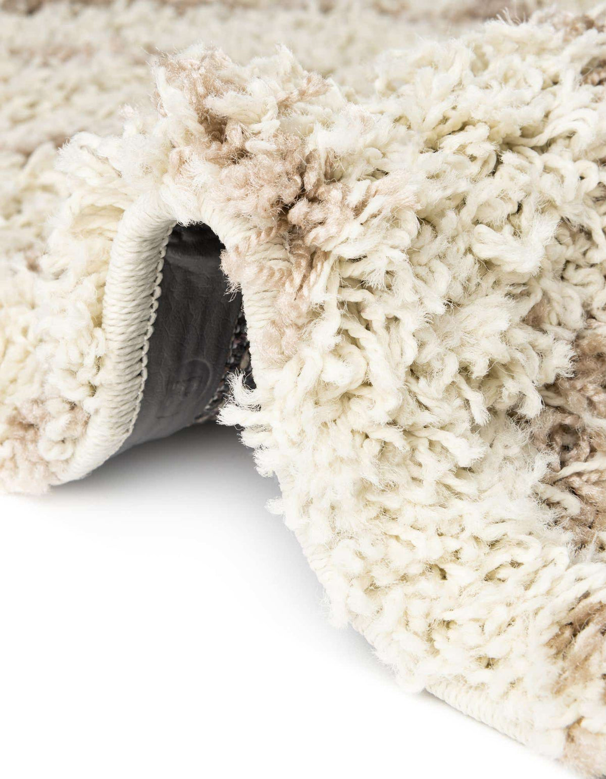 Rechteck Hochflorteppich Trellis Shag in Beige von Hadorn™ - Lifestyle Image