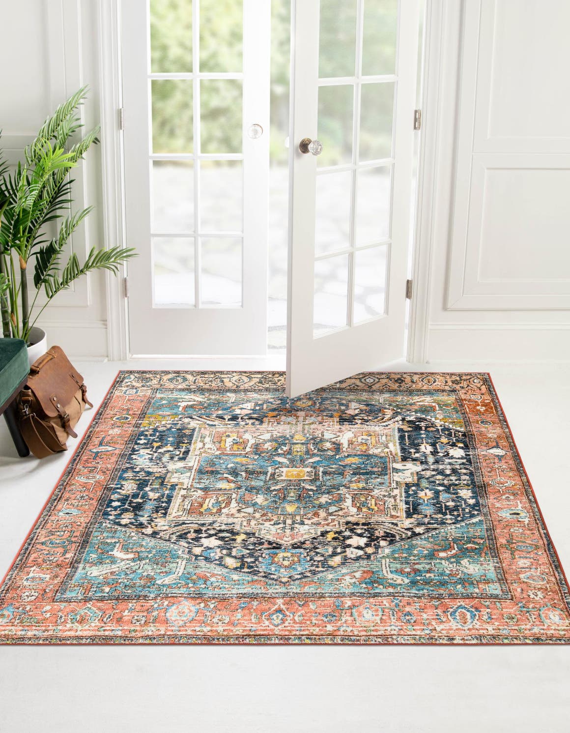 Quadratisch Teppich Medina in Mehrfarbig von Hadorn™ - Lifestyle Image