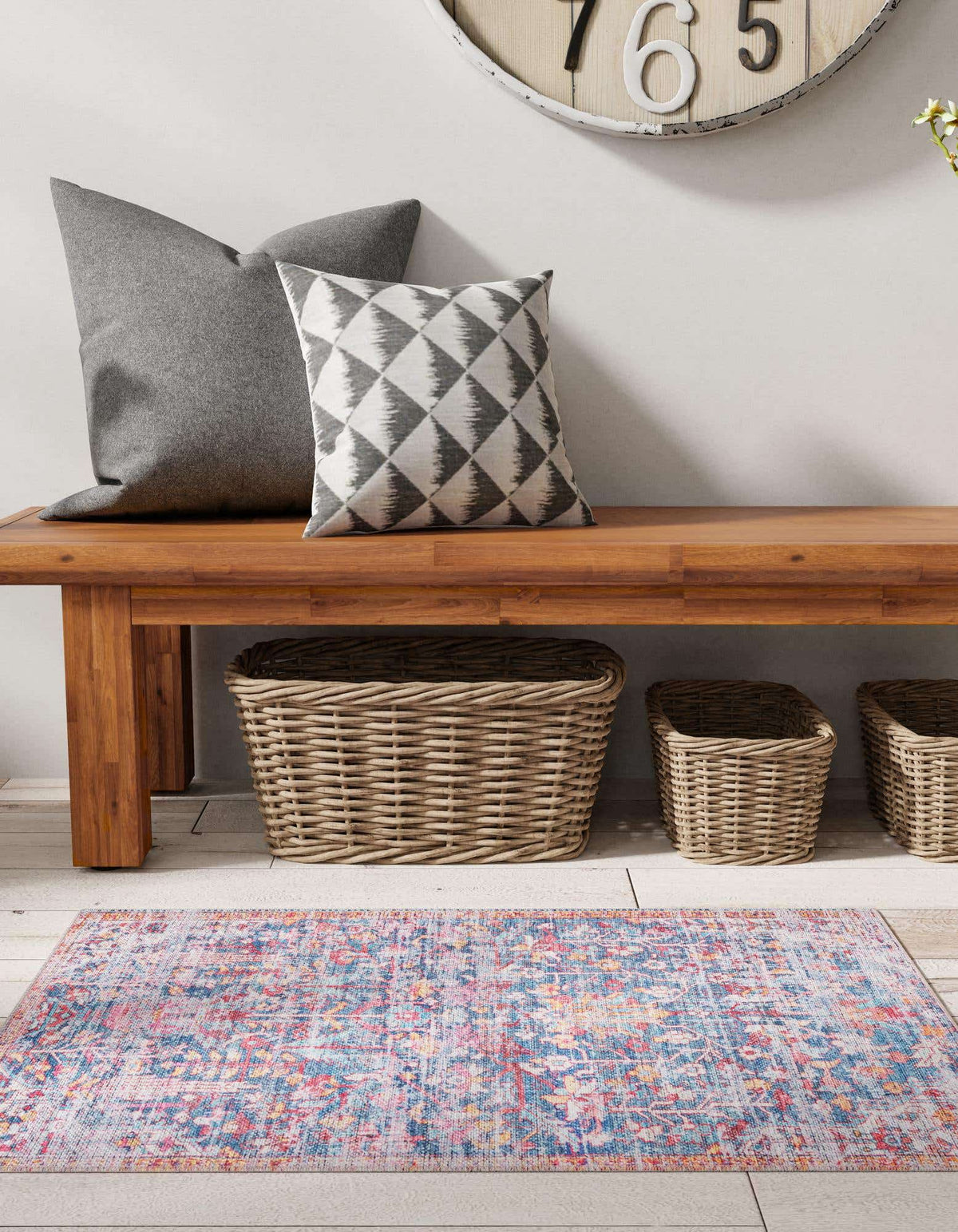 Rechteck Teppich Maahru in Blau von Hadorn™ - Lifestyle Image