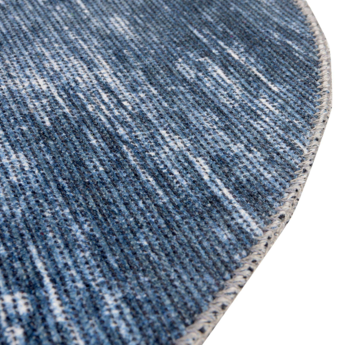 Rund Teppich Asha in Blau von Hadorn™ - Lifestyle Image