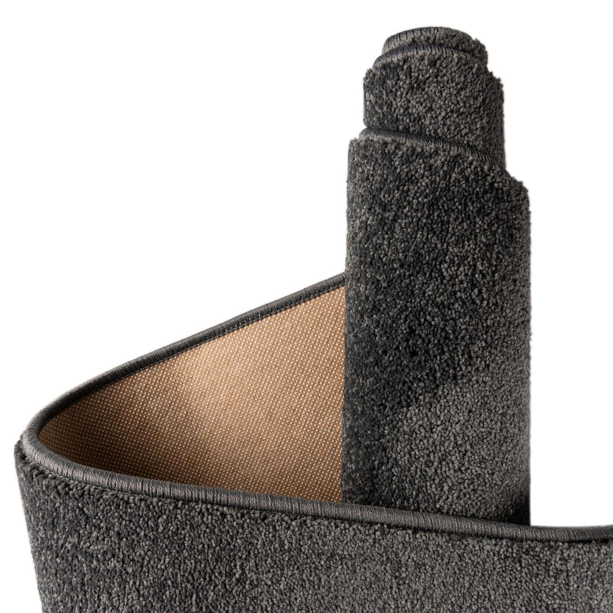 Läufer Teppich Everyday Solid in Stom Grau von Hadorn™ - Lifestyle Image