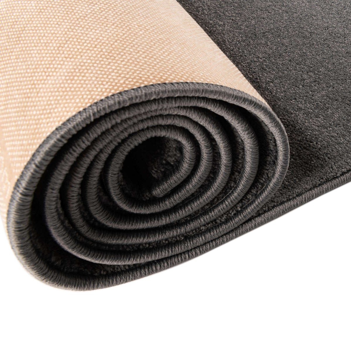 Läufer Teppich Everyday Solid in Stom Grau von Hadorn™ - Lifestyle Image
