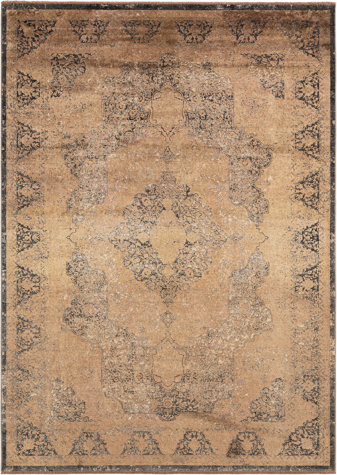 Rechteck Luxus Teppich Liestal in Beige von Hadorn™ - Lifestyle Image