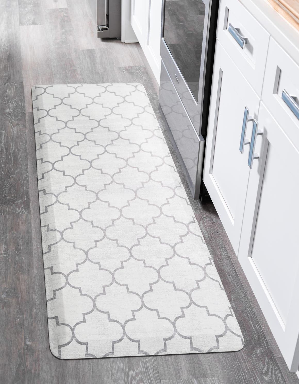Rechteck Teppich Comfort Mat in Weissgrau von Hadorn™ - Lifestyle Image