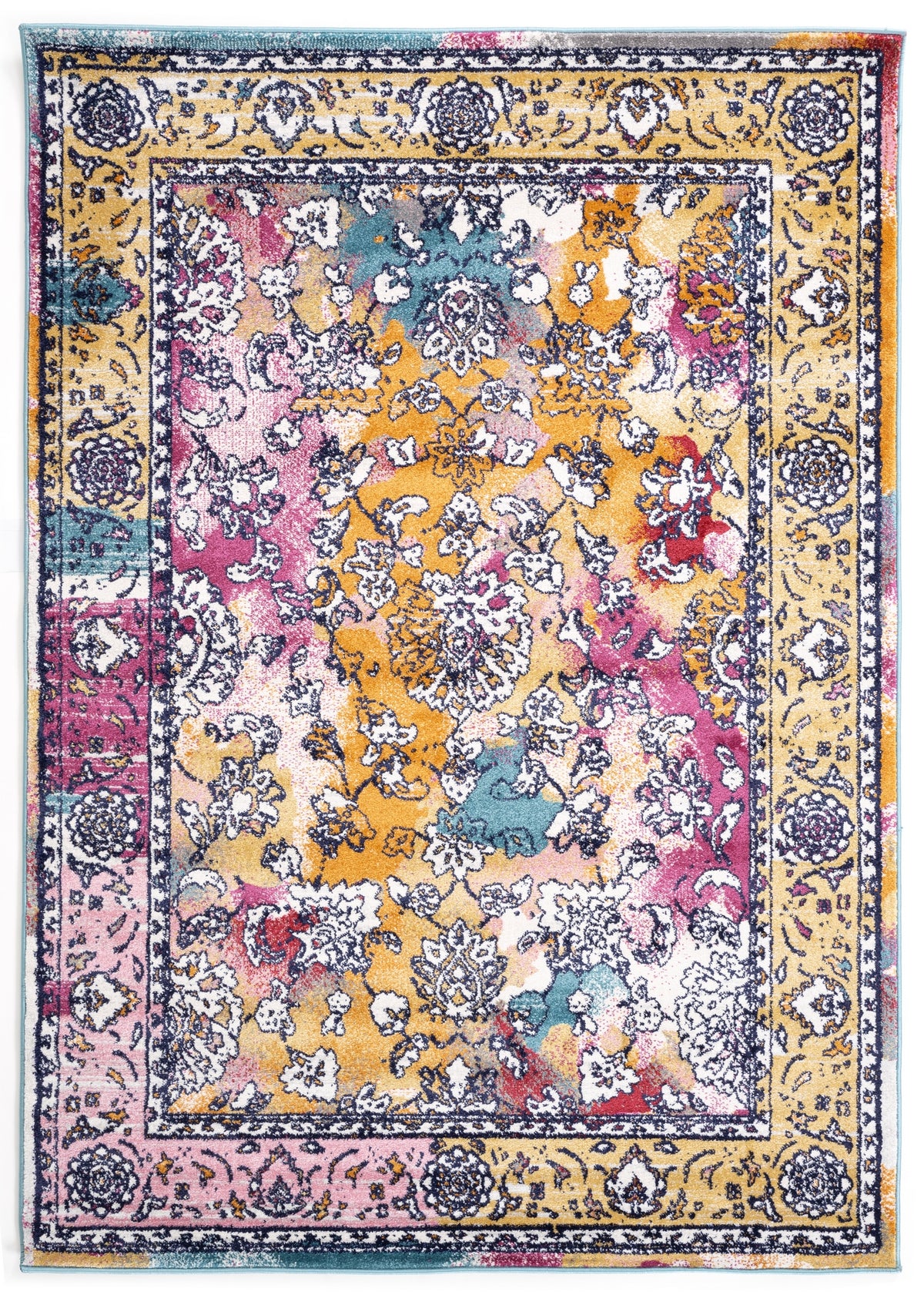 Rechteck Teppich Hadorn Limited Edition in Gelb von Hadorn™ - Lifestyle Image