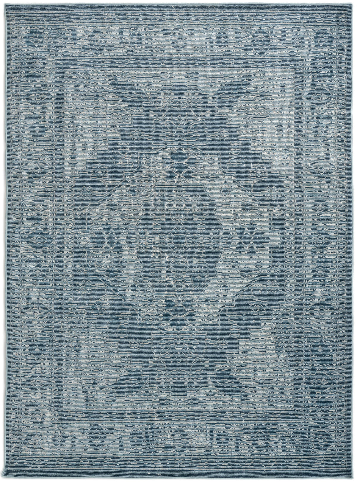 Rechteck Teppich Hadorn Limited Edition in Blau von Hadorn™ - Lifestyle Image