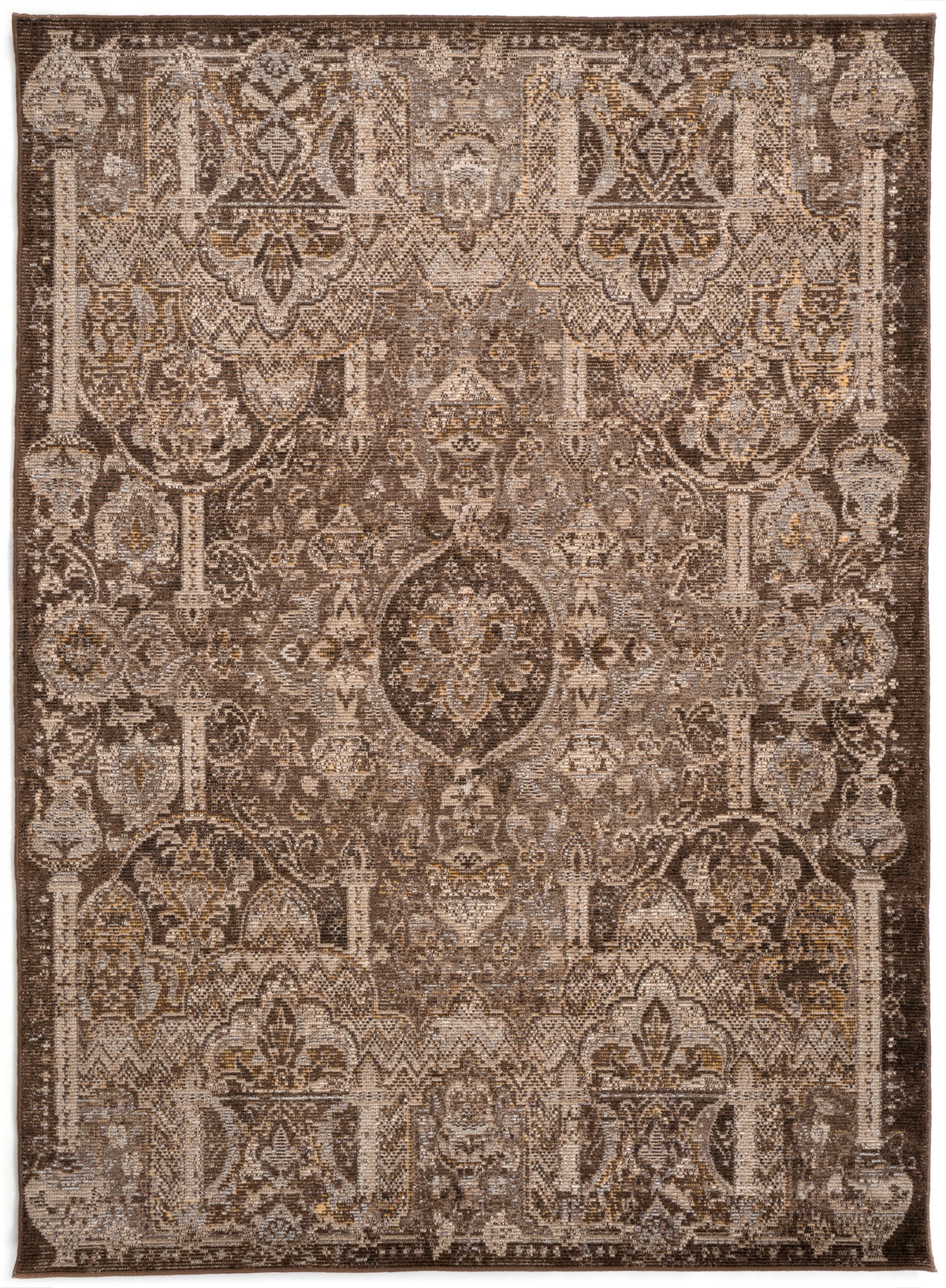 Rechteck Teppich Hadorn Limited Edition in Braun von Hadorn™ - Lifestyle Image