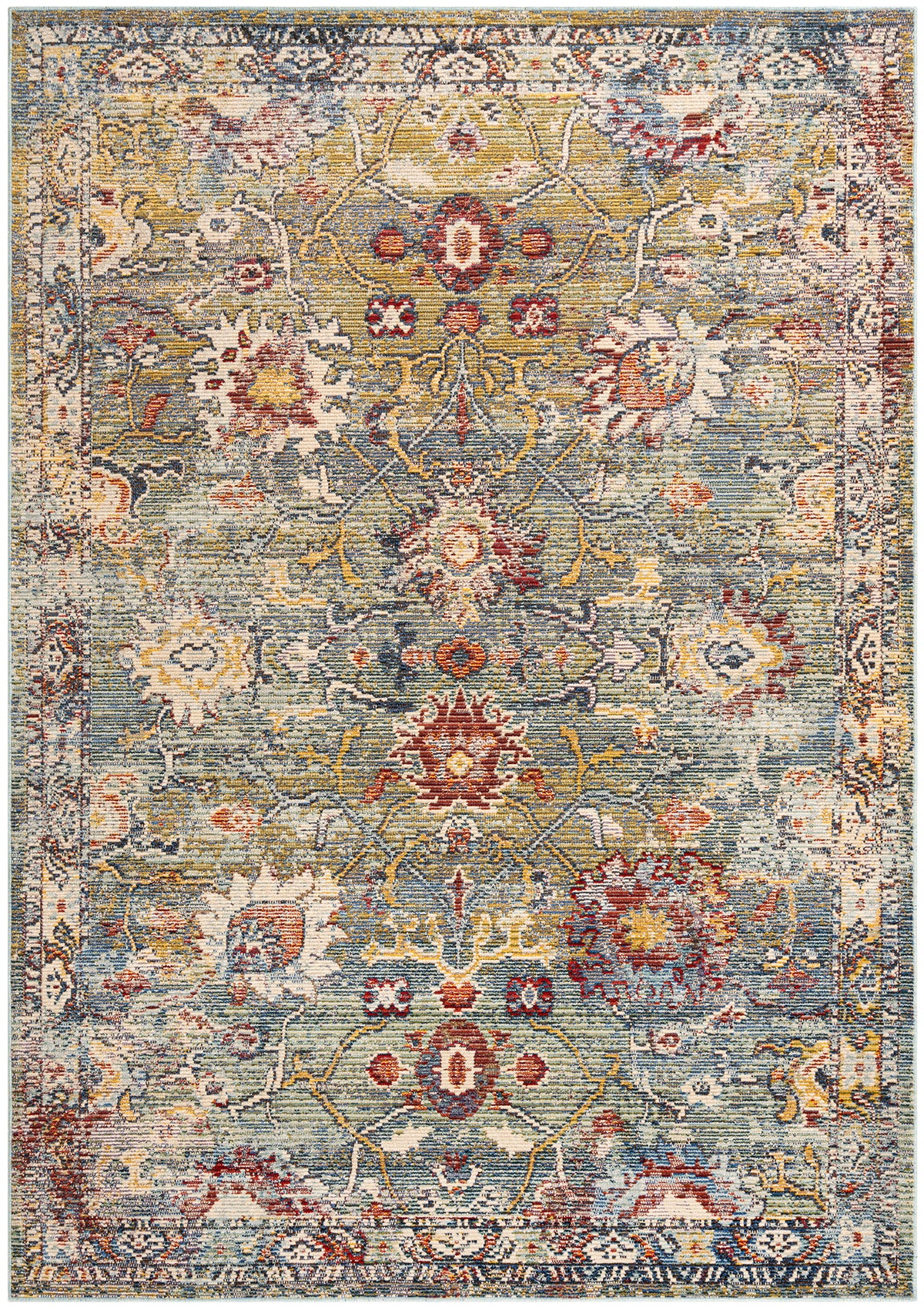 Rechteck Teppich Hadorn Limited Edition in Blau von Hadorn™ - Lifestyle Image