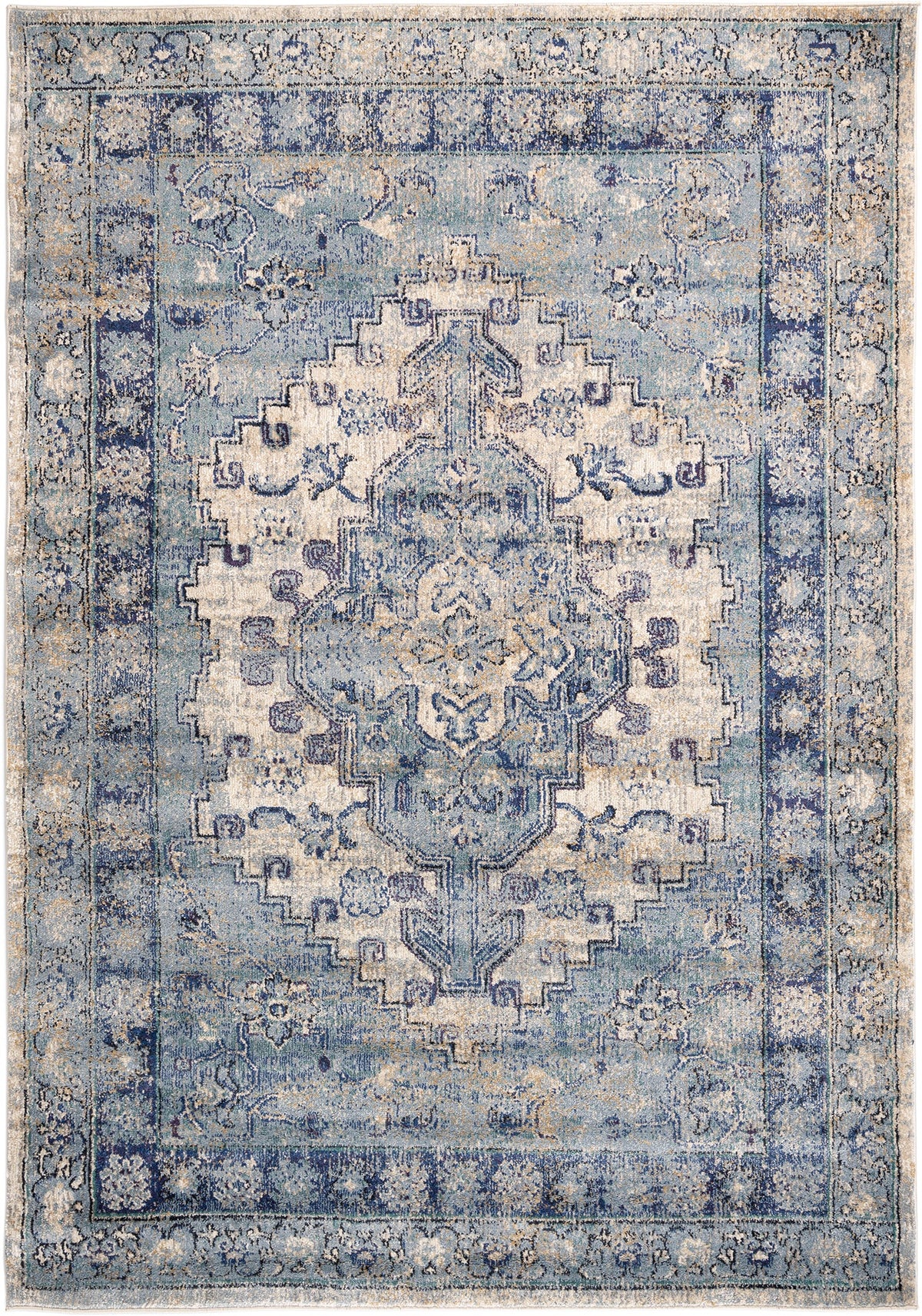 Rechteck Teppich Hadorn Limited Edition in Blau von Hadorn™ - Lifestyle Image