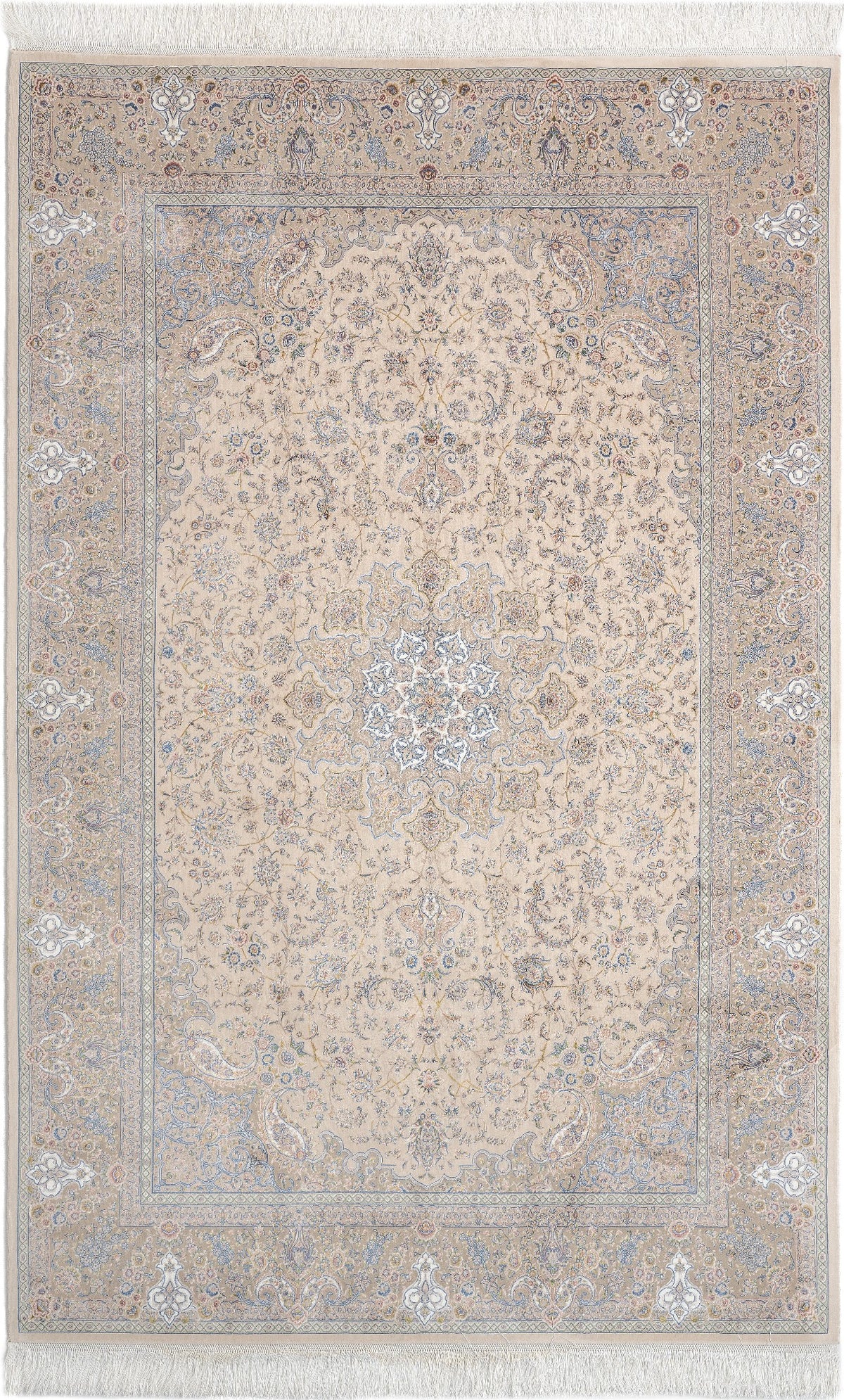 Rechteck Teppich Ghom Design in Hellbraun von Hadorn™ - Lifestyle Image